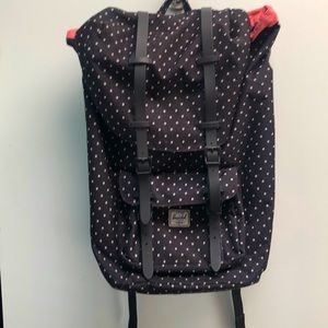 Herschel Polka Dot Large Backpack with Laptop Slot